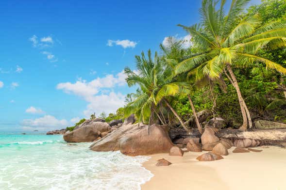 Excursão a Praslin e La Digue