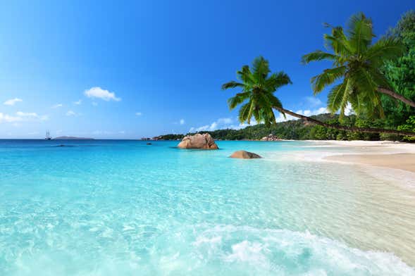 Excursão a Anse Lazio e Vallée de Mai